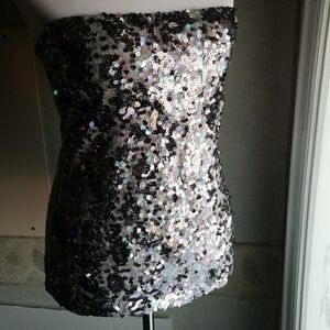 Express sequin tube top